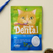 [Naminis gyvūnas] Cattem Spirulina Dental 80 G Vandenyno žuvis