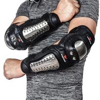 Motorcycle Knee Protector Motocross Snowboard Racing Ski Brace Roller Body Protection Elbow Pads Moto Protective Gear 2025 One Size juoda