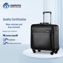 Lingcai Junling 16-Inch Business Carry-On Luggage 16-inch Carry-on vientisa juoda spalva