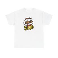Single Like A Pringle Funny Graphic T Shirt NEW Cotton Tee Gift M