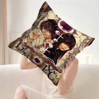Anime Death Note Cushion Cover x Polyester Sofa Cushions Decorative Throw Pillows Home Decoration Pillowcover 30X30cm