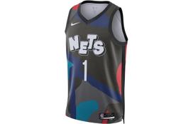 Nike x KAWS Krepšinio marškinėliai City Edition 2023/24 Sezonas, Brooklyn Nets, Mickle Bridges Dydis 1 Vyriškas Juodas DX8487-014 M black