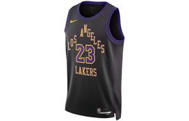 Nike Lebron James Los Angeles Lakers City Edition 2023/24 Men's Nike Dri-FIT NBA Swingman Jersey Black DX8506-012 M