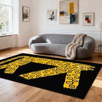 Modern Abstract Portrait Easy Clean Living Room Carpet Bedroom Bedside Decoration Aesthetic Rug Non-slip Fluffy Large Sofa Mats 50x 80cm