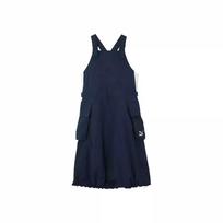 PUMA T7 ONE PIECE Fresh Fashion Versatile Comfortable Solid Color Sleeveless Strap Dress Women's Navy Blue M