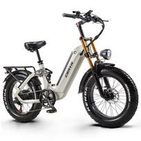 CEAYA A20PRO Grey 48V 20Ah Removable Battery 20×4.0-inch Tyres Hydraulic Brakes 7-Speed Dual Suspension City E-bike pilka