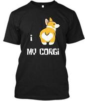 Funny I Love My Corgi Dog Puppy - T-Shirt Made in the USA Size S to 5XL XL