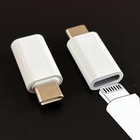 2pcs iPhone Lightning to USB C Adapter, Type C Charger Connector for iPhone 16 15, Fast Charging Data Transfer raudona