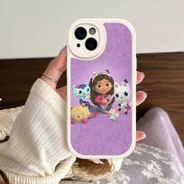 Cute G-Gabbys D-Dollhouses Phone Case For IPhone 16 15 14 13 12 11 Pro Max Plus 16E Soft Leather Cover iPhone 14pro max