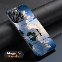Anime Hot Your Lie in April Phone Case For iPhone 17 16 15 14 13 12 11 Plus Pro Max  High-end Luxury Magsafe Sheepskin iPhone 13 Pro Max