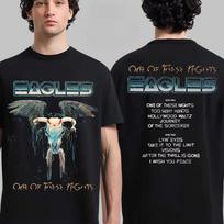 Hip Hop Men WomenT-shirt Fashion Streetwear Rare Eagles Cotton Band Shirt Unisex Summer Short Sleeve Tees Casual Vintage T-shirt 4XL