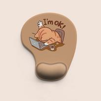 Comfortable Animal Mouse Pad Ergonomic Wrist Support Pad Cat Mouse Mat  Home Office Style 7