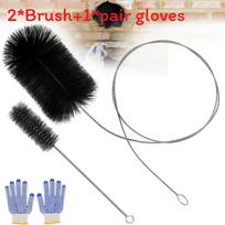 Household Smoke Stack Cleaning Brush Pack Of Two For Efficient Chimney Maintenance
