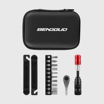 Cycling Maintenance Kit With Portable Air Pump And Tire Patches For Mountain Bike Repairs MiniRatchetSet