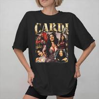 Unisex Women Graphic Printing Cardi B Tour Concerts Little Miss Drama 2026 Tour  Tee T Shirt Pure Cotton  Tshirts Clothes S