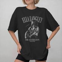 Graphic Printed Ella Fella The Dandelion Tour Choosin Texas Country Ellas Fellas Club T Shirt For Unisex  100 Cotton Tee Shirt S