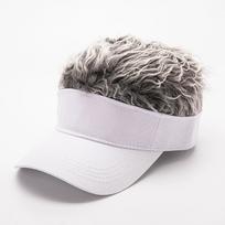 Hair Baseball Cap Spiked Hair Wig Hat Fake Hair Adjustable Sun Protection Visor Fancy Performance Hip-Hop Headwear Men Synthetic Short adjustable