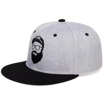 Women Bearded Old Man Embroidery Hip-Hop Hats Outdoor Use Adjustable Casual Baseball Caps Sunscreen Hat For Men And