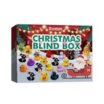 Funny 24 Days Christmas Countdown Calendar Blind Box Vinyl Duck Toy Set For Christmas Celebrations And Collectors D
