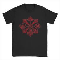 Men Monster Hunter Guild Emblem T Shirt  Pure Cotton Clothing Vintage Short Sleeve Crew Neck Tee Shirt Plus Size T-Shirts S įvairiaspalvis