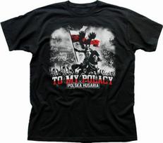 To My Polacy- Polska Husaria Polish Cavalry Winged Husar T-Shirt 100% Cotton O-Neck Short Sleeve Casual Mens T-shirt Size S-3XL S įvairiaspalvis