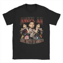 Men Women Real Hasta La Muerte 2 Anuel AA Album T Shirt 100% Cotton Fashion T-Shirt  Clothing Outfits S įvairiaspalvis