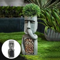 Polyresin Art Easter Island Statue Ahu Akivi Moai Garden Sculpture 10inch