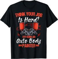 NEW Auto Body Painter Automotive Car Paint Technician Spray Best T-Shirt S-3XL Unisex T-Shirt S įvairiaspalvis