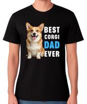 Best Corgi Dad Ever Funny Dog Lover Gift T-Shirt Pet Owner Father Tee S įvairiaspalvis