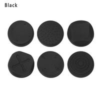 6pcs Silicone Thumbstick Grip Cap Joystick Analog Protective Cover Case For Sony Play Station Psvita PS Vita PSV 1000/2000 Slim juoda
