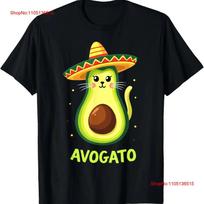 Funny Avogato Sombrero Mexican Cat Avocado Cinco de Mayo T Shirt  vintage Washed designer clothes Stretched Breathable Soft S įvairiaspalvis