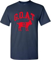 UGP Campus Apparel Goat Greatest of All Time New England Football T Shirt S įvairiaspalvis