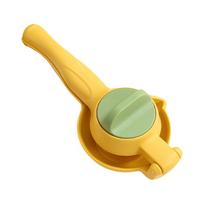 Easy To Clean Hand Lemon Squeezer Labor Saving Portable Design Manual Juicer Comfortable Grip Max Extraction Fruit Press geltona