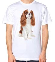 Cavalier King Charles Spaniel Dog T-Shirt Men Women Unisex Top S įvairiaspalvis