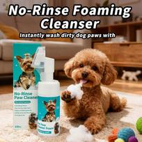 No Rinse Paw Cleaner Foam for Dogs and Cats 100ml Soft Silicone Brush with Organic Ingredients and Mild Formula Suitable for Daily Paw Cleaning one size žalia