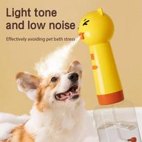 Automatic Foam Maker for Pets Electric Foaming Soap Dispenser for Bathing Dogs and Cats Portable Pet Cleaning Tool with Detachable Bottle one size geltona