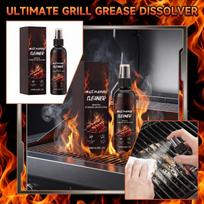 Multi Purpose Cleaner Spray for Barbecue Grill Surface Grease and Oil Stains Removal 250ml Bottle Suitable for Kitchen and Outdoor Use One Size juoda