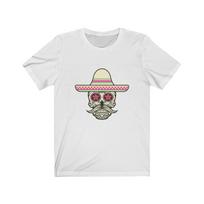 Dia De Los Muertons Sombrero - Day of the Dead - Unisex Jersey Short Sleeve Tee S įvairiaspalvis