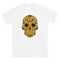 Skull Trippy Hippie T-Shirt S įvairiaspalvis