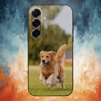 Golden Retriever Phone Case For Samsung Galaxy A91,A80,A73,A72 ,A71,A53A52,A32 ,A31A22,A21s,A20,Black Cover Samsung a11