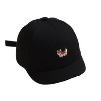 Soft Kids Sun Hat Corgi Dog Summer Cap Korean Style Baby Baseball Hat  Children juoda