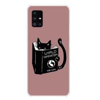 Black Cat Cartoon Cute For Samsung Galaxy A15 A14 A13 A12 A55 A54 A53 A52 Phone Case A32 A35 A34 A33 A25 A24 A23 A22 A04S A03S A Samsung A14