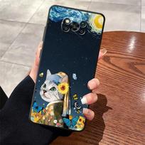 Case for Xiaomi Poco F8 C75 C71 C61 M5 M3 M4 M7 F3 F1 X3 X4 X5 X7 Pro C50 Funda Phone Cover Cute Cartoon Cat Poco F3