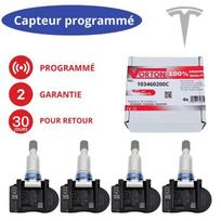 Capteur de pression TPMS - Tesla Model S / 3 / X (2014-2020) - 433 MHz - Préprogrammé - Batterie 5 ans