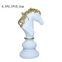 Desktop Study Living Room Decoration Chessman Classic Chess Piece Decoration Accessories Resin King Queen Knight Crafts