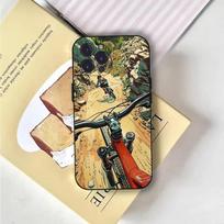 MTB Mountain Bike Cycling Phone Case Phone Case For iPhone 16,15,14,13,12,11,Pro,X,XS,Max,XR,Plus,Mini Soft Black Cover iPhoneXR