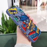 Explosive Script Phone Case For Samsung Galaxy A54 A34 A24 A14 A55 A35 A25 A15 A05 A05S A04 A04S A04E 4G 5G Cover Samsung A54 5G šviesiai mėlyna spalva