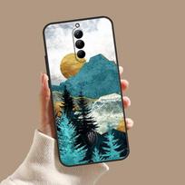 Gold Landscape painting Case For ZTE Nubia Red Magic 11 9S 8S 8 9 10 10S Pro Plus 6 7 6S 7S Pro 5G 6R 10 Air Cover For Red Magic 5G