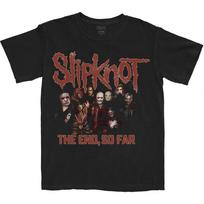 Slipknot The End So Far Album Cover Group Black Rock Metal Unisex T-shirt S įvairiaspalvis