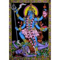 Indian Mandala Tapestry 75x100 juoda